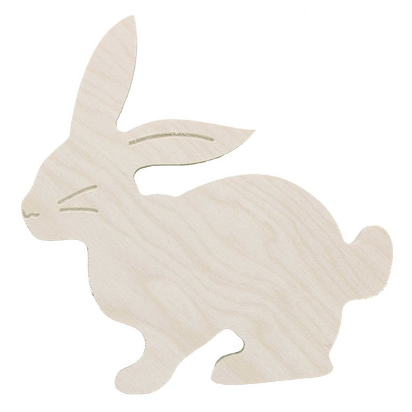 Good Wood By Leisure Arts 1/2 inch Thick Shapes Bunny