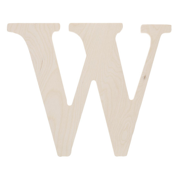 Good Wood By Leisure Arts Letters 9.5 inch Birch W