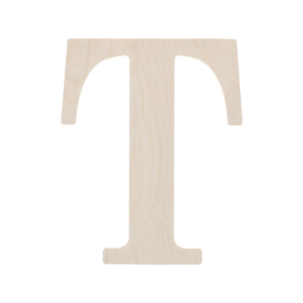Good Wood By Leisure Arts Letters 9.5 inch Birch T