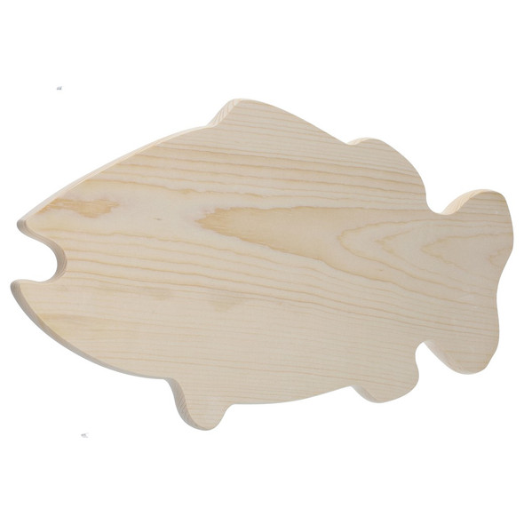 Good Wood By Leisure Arts Plaques Fish Board Pine 14 inch x 8 inch x 0.75 inch