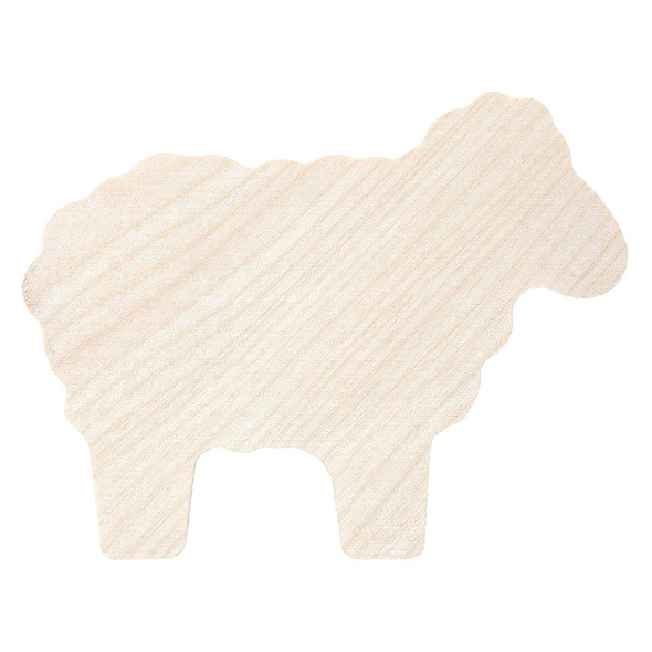 Good Wood By Leisure Arts 1/2 inch Thick Shapes Sheep