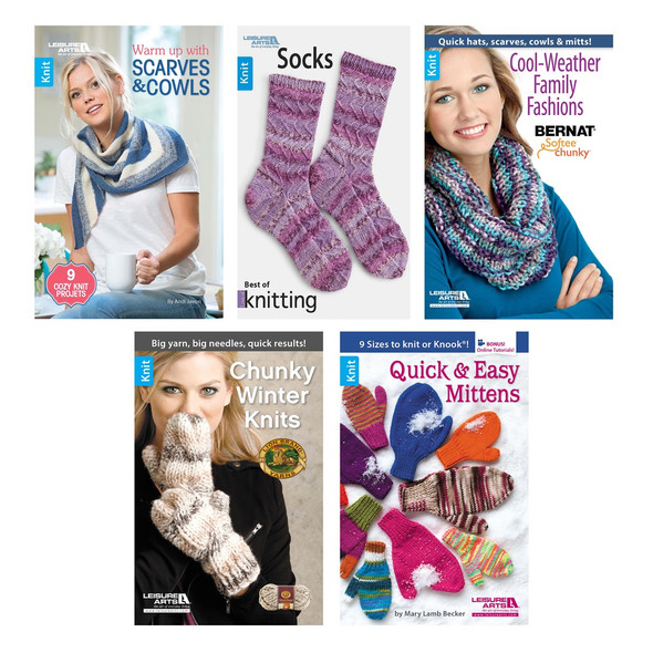 Leisure Arts Fashion Accessories Knit Book Collection