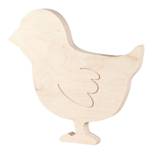 Good Wood By Leisure Arts ½ inch Thick Shapes Chick