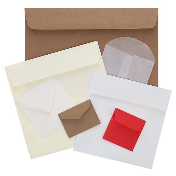 Paper Accents Envelopes 4.5 inch x 4.5 inch White 10pc