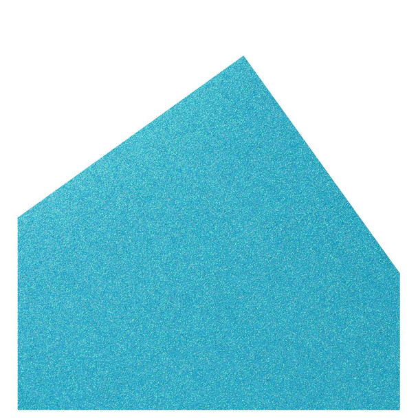 Paper Accents Glitter Cardstock 8.5 inch x 11 inch 85lb 15pc Iridescent Blue