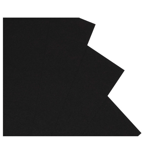 Paper Accents Cardstock 8.5 inch x 11 inch Cardmakers Choice 100lb Black 15pc