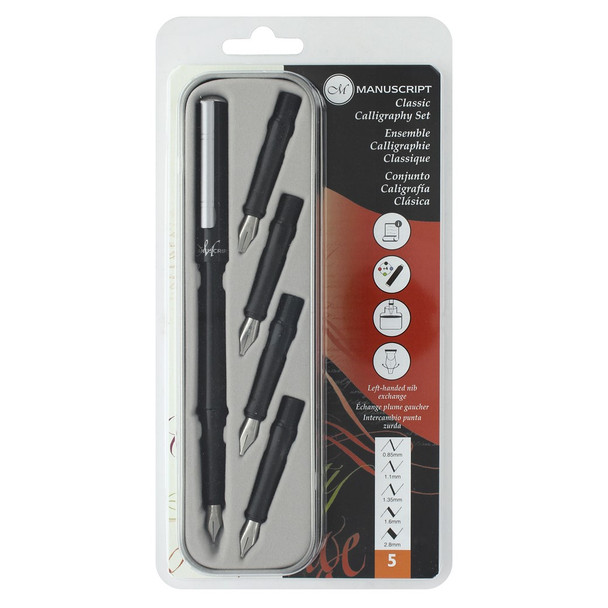 Manuscript Cartridge Pen Classic Calligraphy Set Right Handed