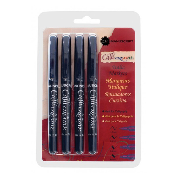 Manuscript Callicreative Marker Set Italic Black