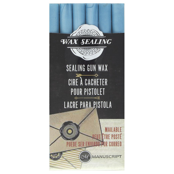 Manuscript Wax Sealing Gun Wax 6pc Powder Blue
