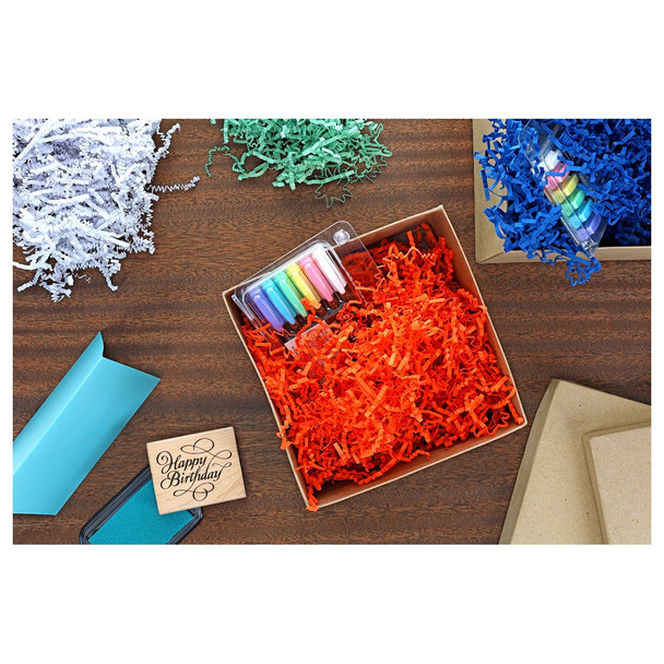 PA Essentials Crinkle Shred Box 10lb WhiteGold