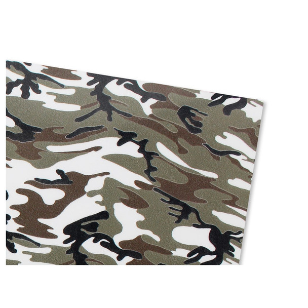 PA Vinyl Iron On Roll 12 inch x 15 inch Print Camo Green