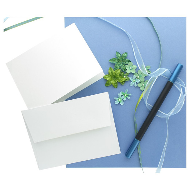 Paper Accents Card Envelopes Cardmakers Choice 4.25 inch x 5.5 inch 80lb White 25pc