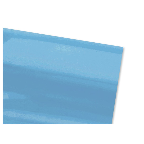 PA Vinyl 12 inch x 12 inch Sheet Permanent Gloss Ice Blue UPC 12pc