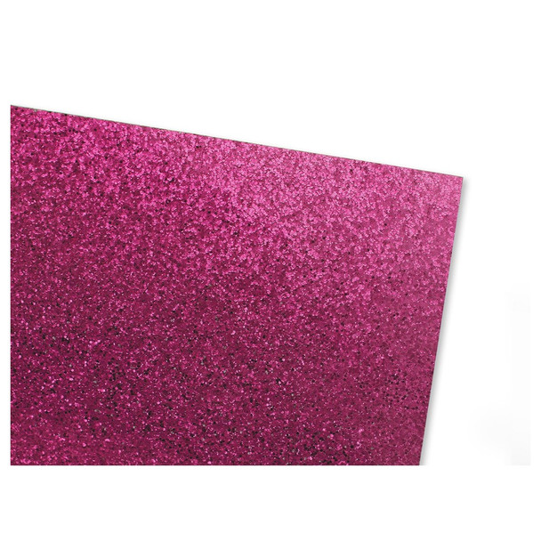 PA Vinyl Iron On Roll 12 inch x 20 inch Stretch Glitter Texture Pink