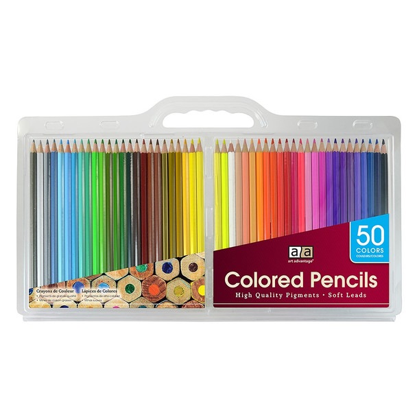 Art Advantage Mark Colored Pencils Set 50pc