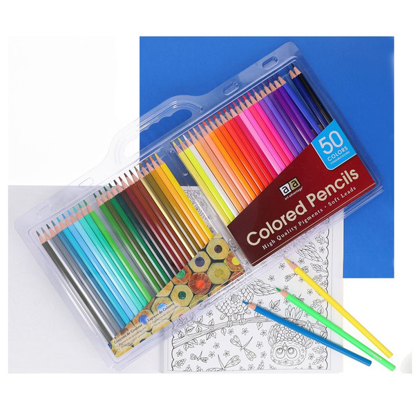 Art Advantage Mark Colored Pencils Set 50pc