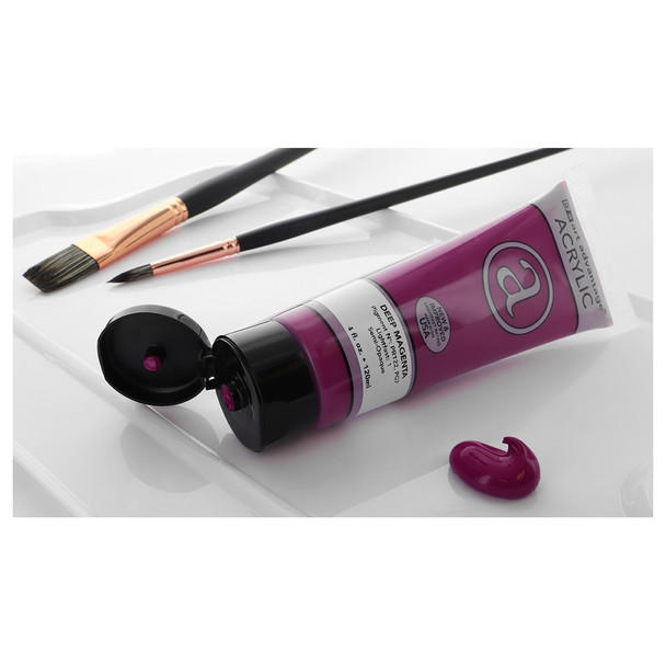 Art Advantage Acrylic Paint 4oz Deep Magenta