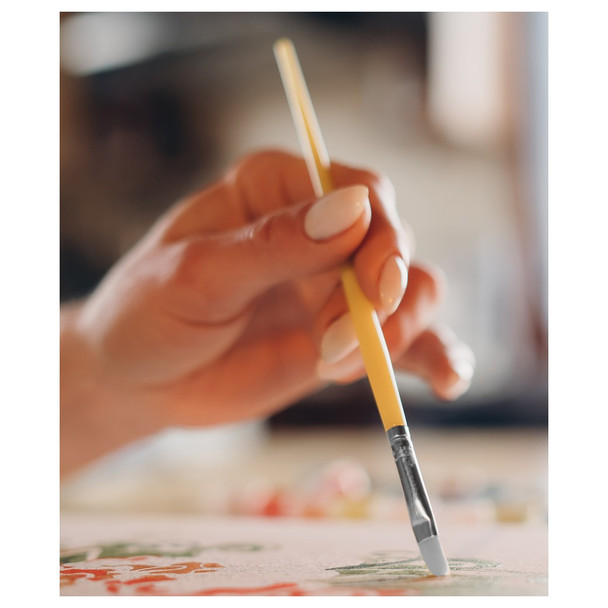 Pro Art Brush Hog Bristle White Round 12