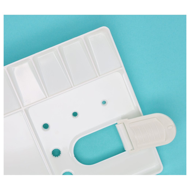 Pro Art Palette Box Plastic Folding 10.25 inch x 5.5 inch Medium