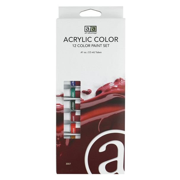 Art Advantage Acrylic Paint Set .41oz 12 Color