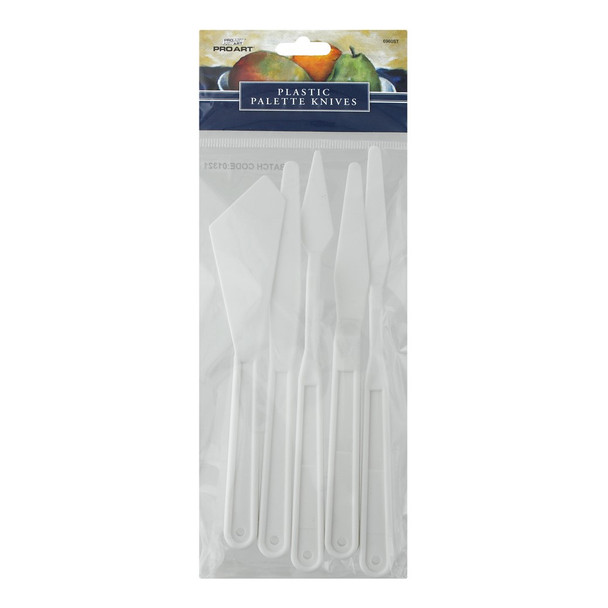 Pro Art Palette Knife Set Plastic 5pc