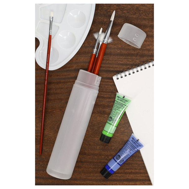 Pro Art Box Brush Holder Round Telescoping 8.5 inch 14 inch
