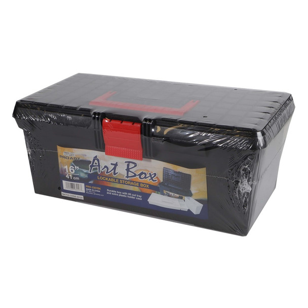 Pro Art Box Art 16 inch Lockable Black