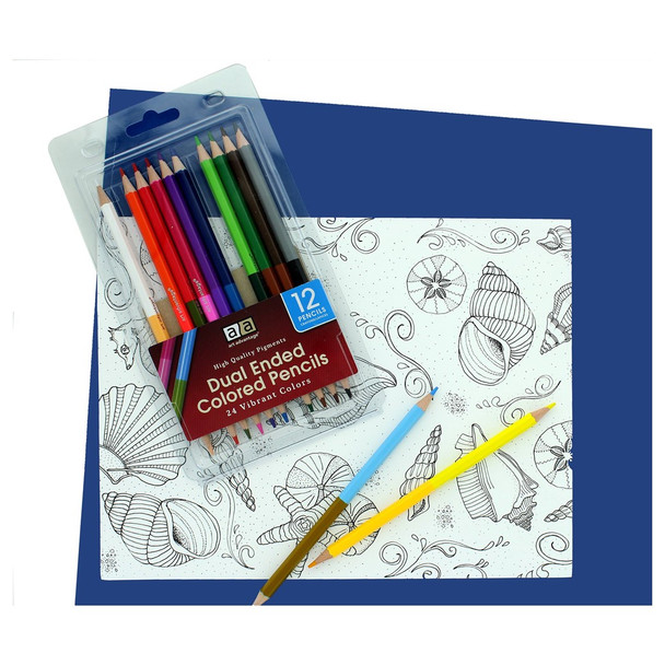 Art Advantage Dual Color Pencil Set 12pc