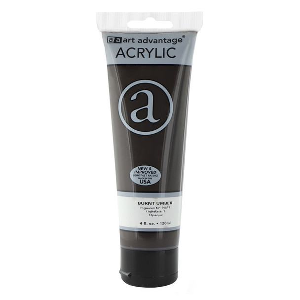 Art Advantage Acrylic Paint 4oz Burnt Umber