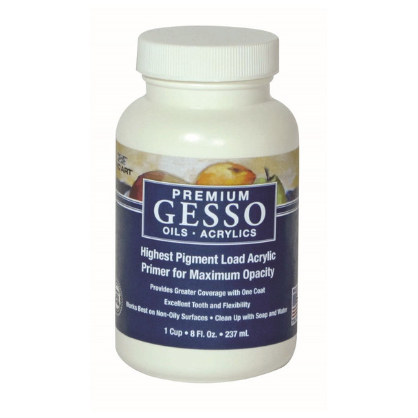 Pro Art Acrylic Gesso Premium 8oz White