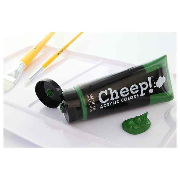 Cheep! Acrylic Paint 4oz Tube Sap Green