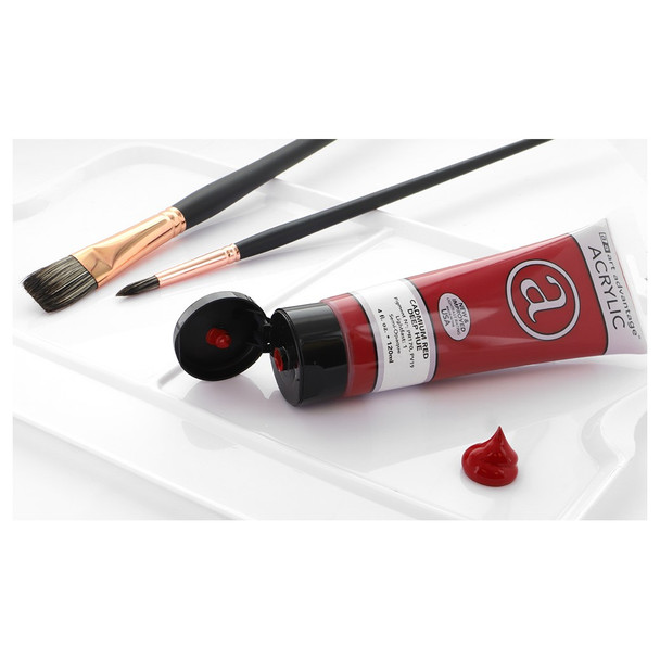 Art Advantage Acrylic Paint 4oz Cadmium Red Deep Hue