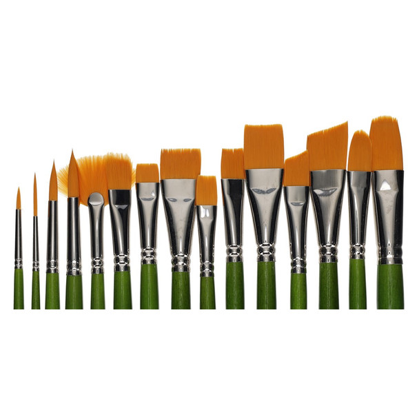 Protege Brush Gold Nylon Set Short Handle 15pc