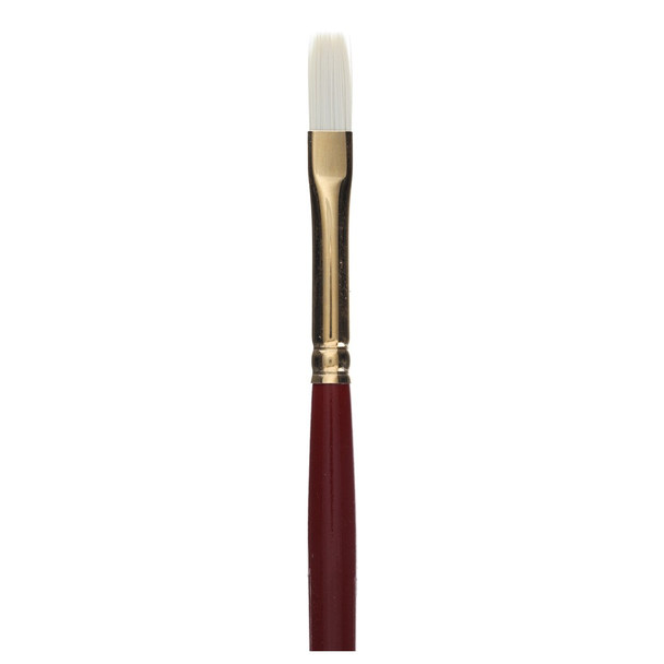 Connoisseur Pure Synthetic Bristle Brush Long Handle Flat #0