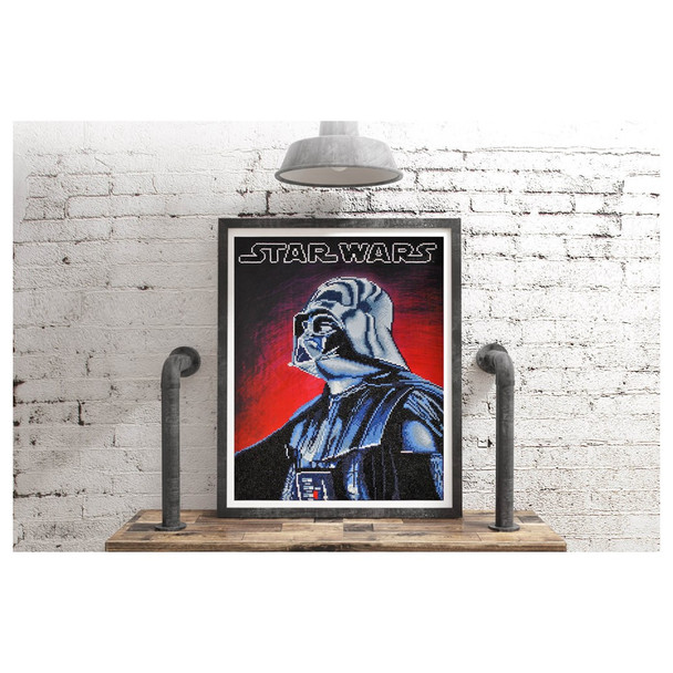 Camelot Dotz Diamond Painting Kit Darth Vader