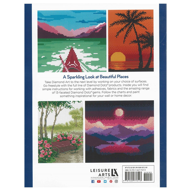 Diamond Art By Leisure Arts Landscapes Painting Book