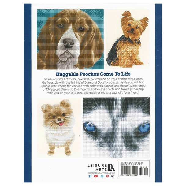 Diamond Art By Leisure Arts Dog Breeds Painting Book