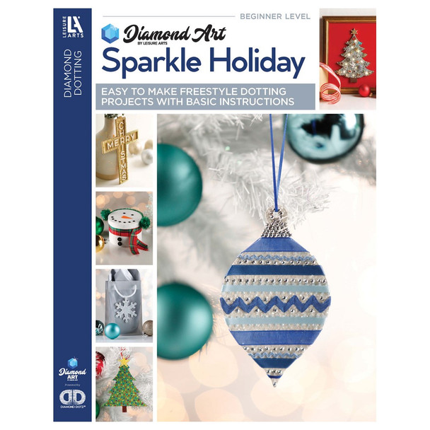 Diamond Art By Leisure Arts Sparkle Holiday Book