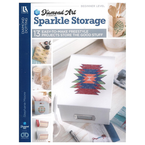 Diamond Art By Leisure Arts Sparkle Storage Book