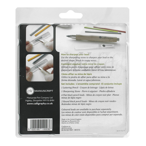 Manuscript Lettering Pencil Black