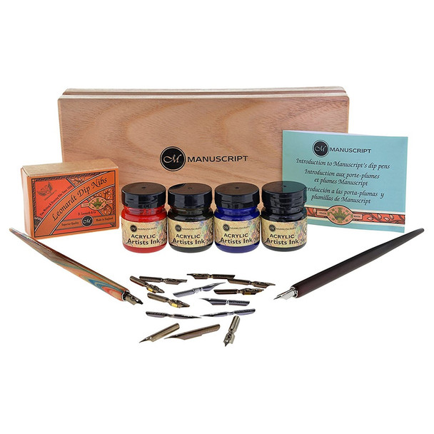 Manuscript Dip Pen Calligraphy Artists Set