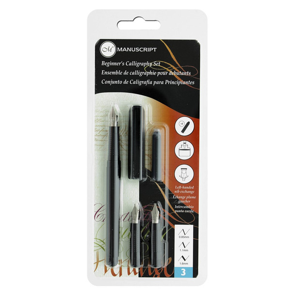 Manuscript Cartridge Pen Beginners Calligraphy Set Left Handed