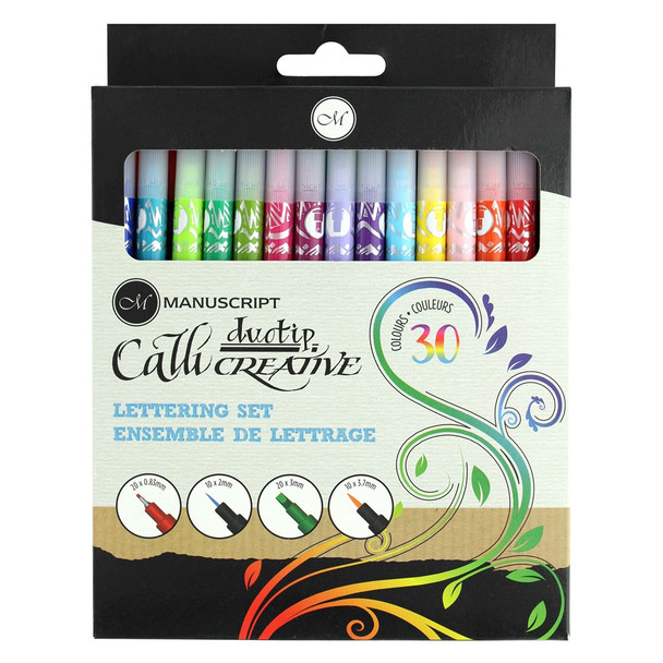 Manuscript Callicreative Duotip Lettering Set 30pc