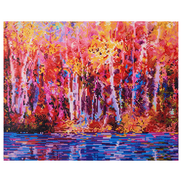 Diamond Art Kit Premium 20 inch x 16 inch Autumn Trees