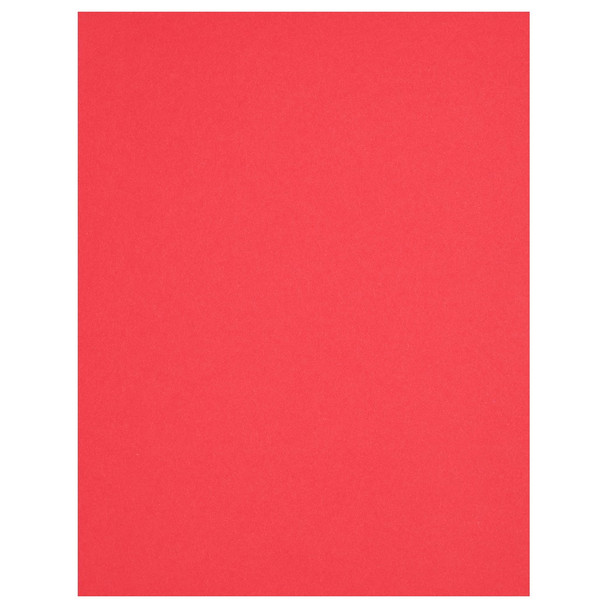 Paper Accents Cardstock 8.5 inch x 11 inch Smooth 65lb Red 1000pc Box