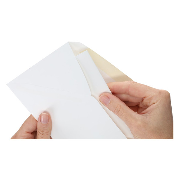 Paper Accents Card and Envelopes 3.5 inch x 8.5 inch Slimline Smooth 100lb Solar White 10pc