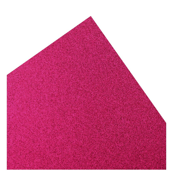Paper Accents Glitter Cardstock 12 inch x 12 inch 85lb Magenta 15pc