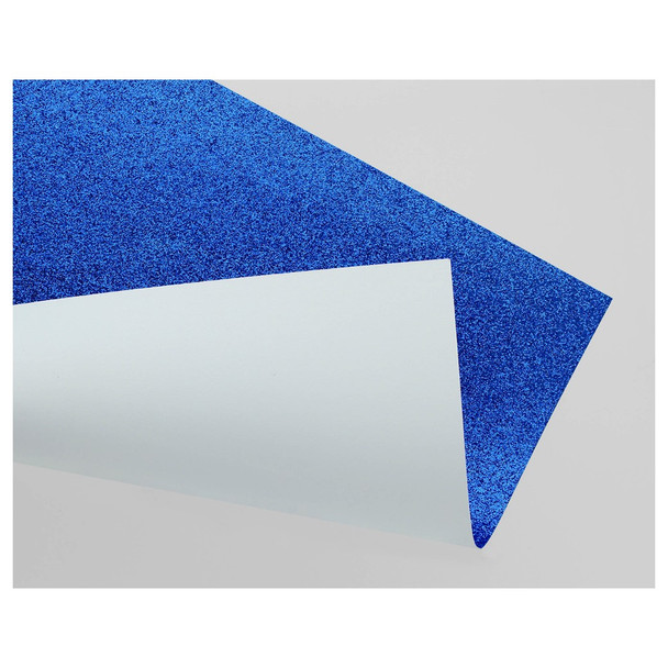 Paper Accents Glitter Cardstock 12 inch x 12 inch 85lb Ultra Marine 5pc