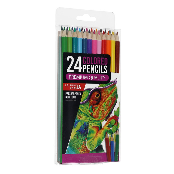 Leisure Arts Colored Pencils 24pc