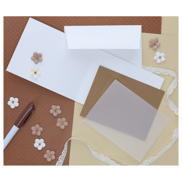 Paper Accents Envelopes Cardmakers Choice 4.38 inch x 5.75 inch 80lb White 50pc